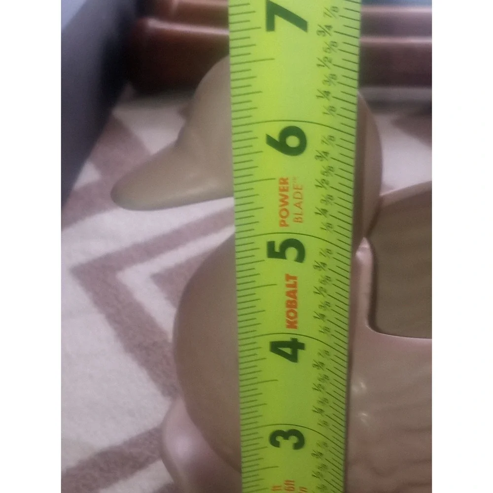 Natural Clay Duck/ Goose Plated Underplate Soft Pink 6 1/4x6.5‎ Inch (1)